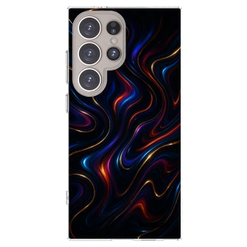 Picasee silikonski prozorni ovitek za Samsung Galaxy S24 Ultra S928B 5G - Noir