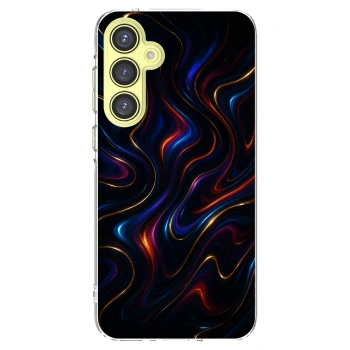 Picasee silikonski prozorni ovitek za Samsung Galaxy A35 5G A356B - Noir