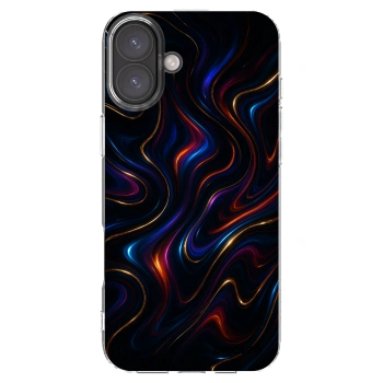 Picasee silikonski prozorni ovitek za Apple iPhone 16 Plus - Noir