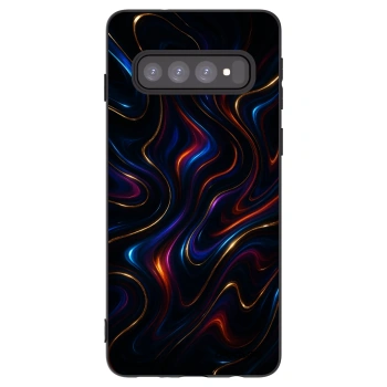 Picasee silikonski črni ovitek za Samsung Galaxy S10 G973 - Noir