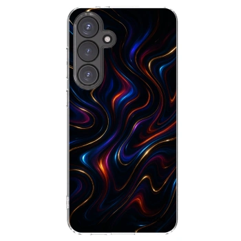 Picasee silikonski prozorni ovitek za Samsung Galaxy S24 FE S721B - Noir