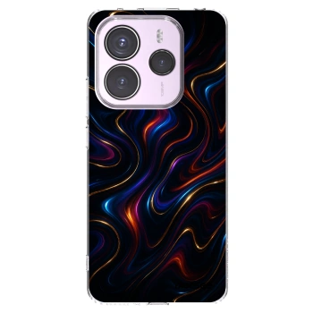 Picasee silikonski prozorni ovitek za Xiaomi Redmi Note 14 5G - Noir