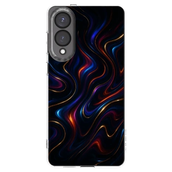 Picasee silikonski prozorni ovitek za Samsung Galaxy S25 Edge 5G - Noir