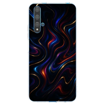 Picasee silikonski prozorni ovitek za Huawei Nova 5T - Noir