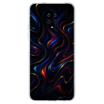 Picasee silikonski prozorni ovitek za Xiaomi Redmi Note 9 Pro - Noir