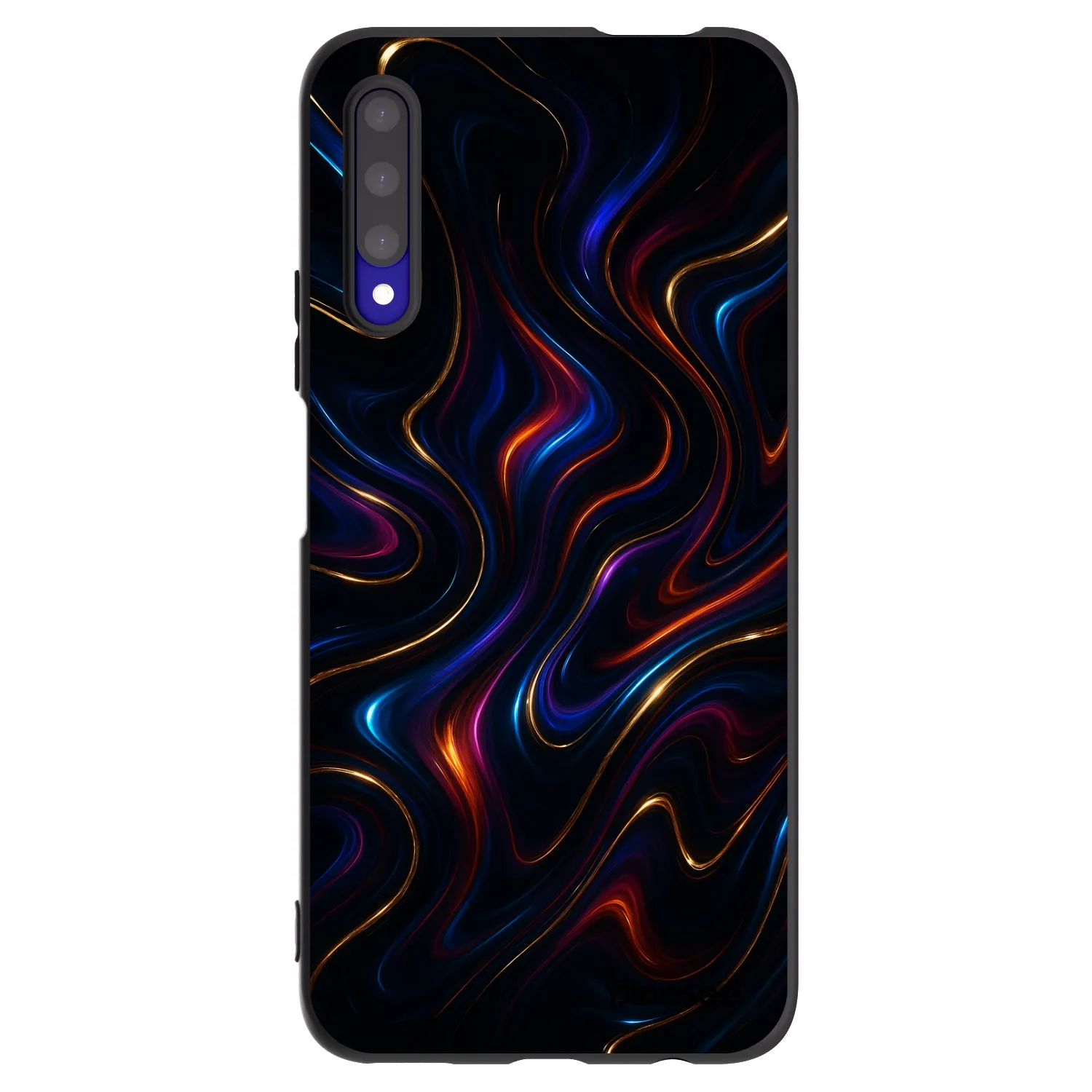 Picasee silikonski črni ovitek za Honor 9X Pro - Noir