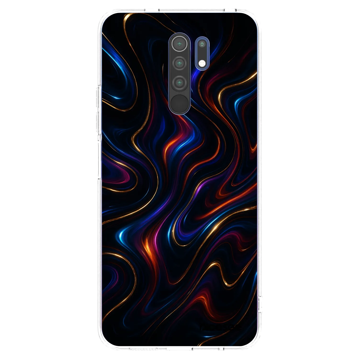 Picasee silikonski prozorni ovitek za Xiaomi Redmi 9 - Noir