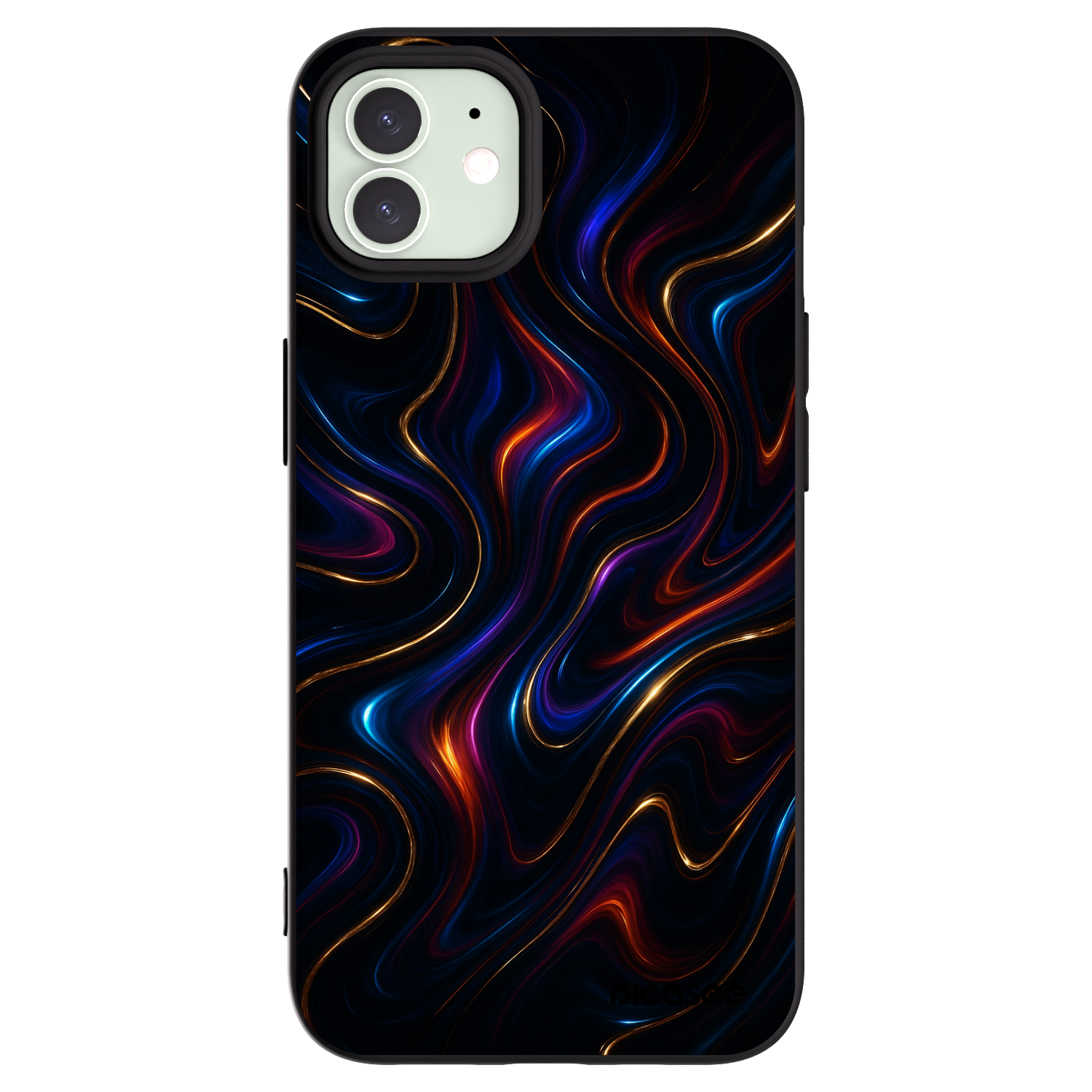 Picasee silikonski črni ovitek za Apple iPhone 12 - Noir