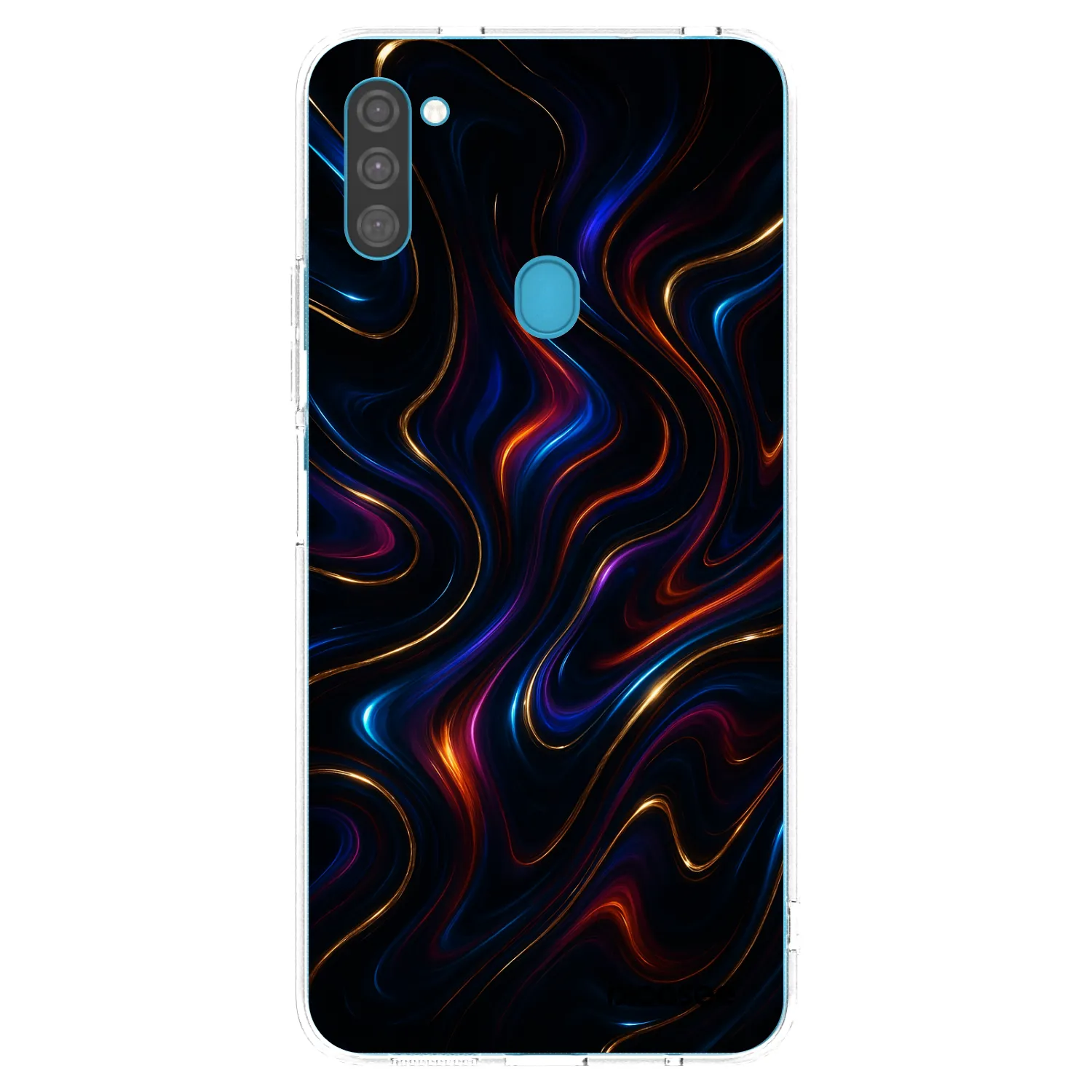 Picasee silikonski prozorni ovitek za Samsung Galaxy M11 - Noir