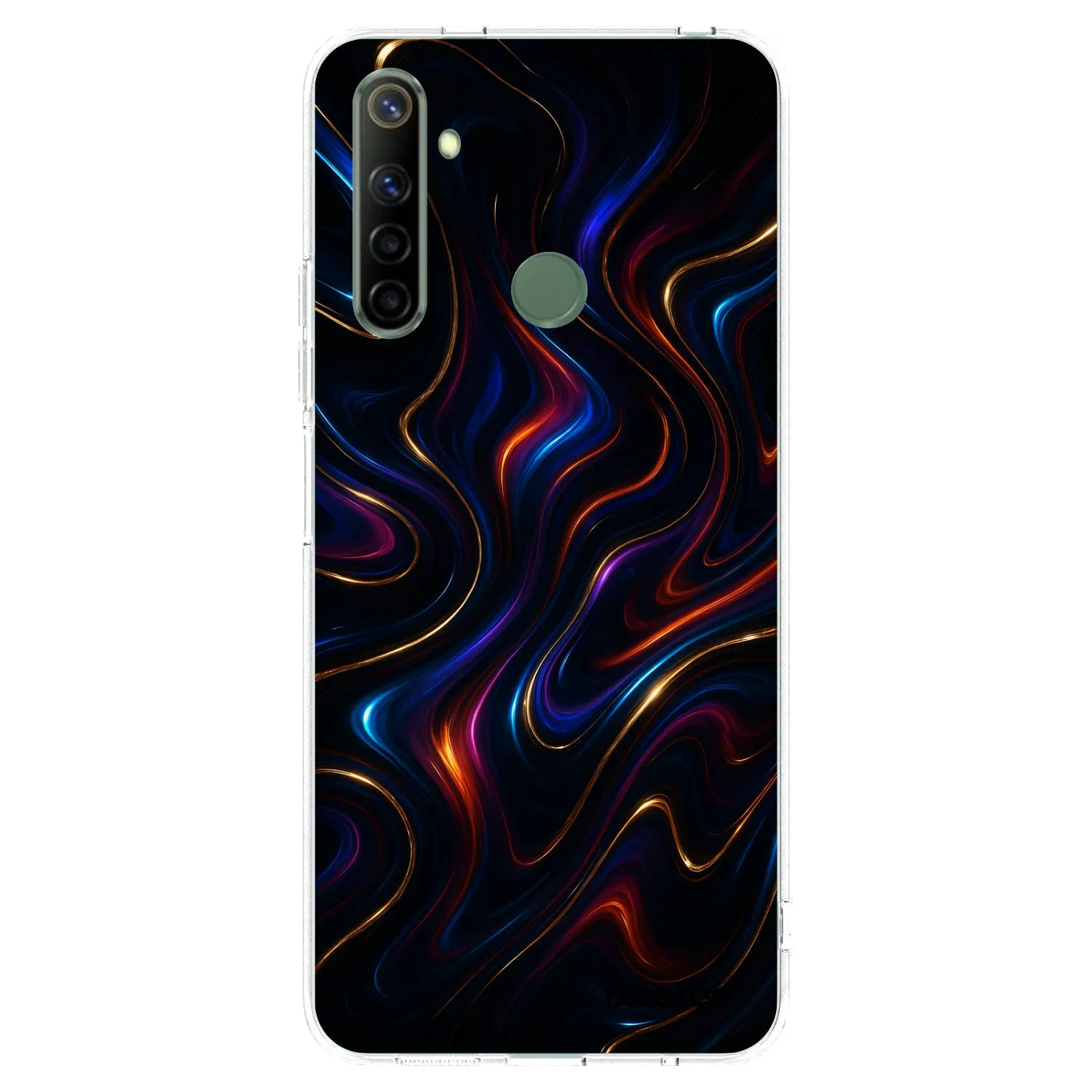 Picasee silikonski prozorni ovitek za Realme 6i - Noir