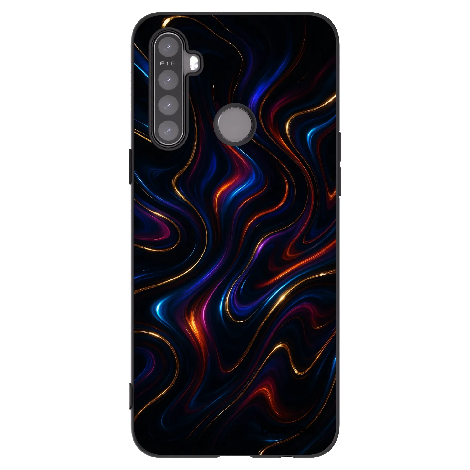 Picasee silikonski črni ovitek za Realme 6i - Noir