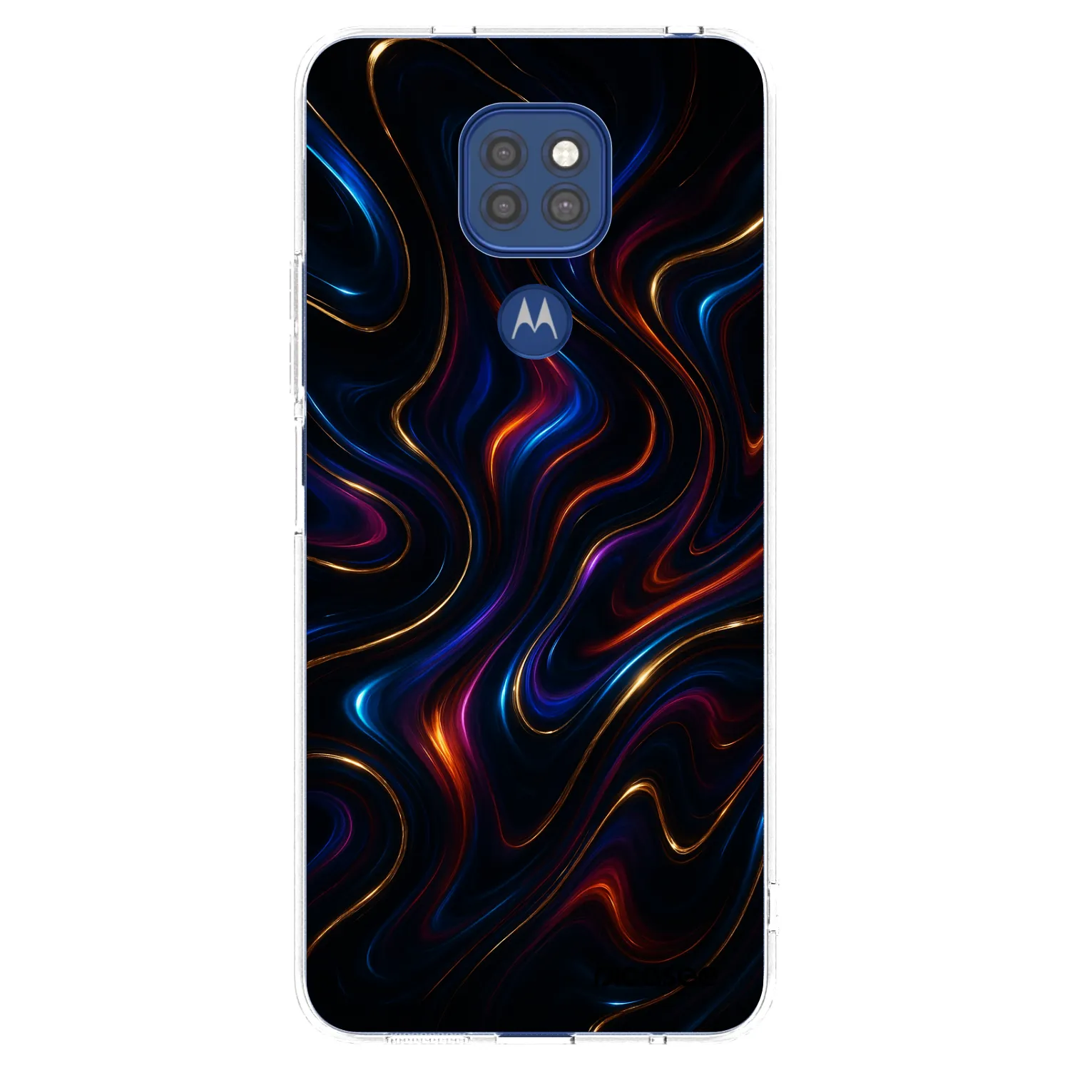 Picasee silikonski prozorni ovitek za Motorola Moto G9 Play - Noir