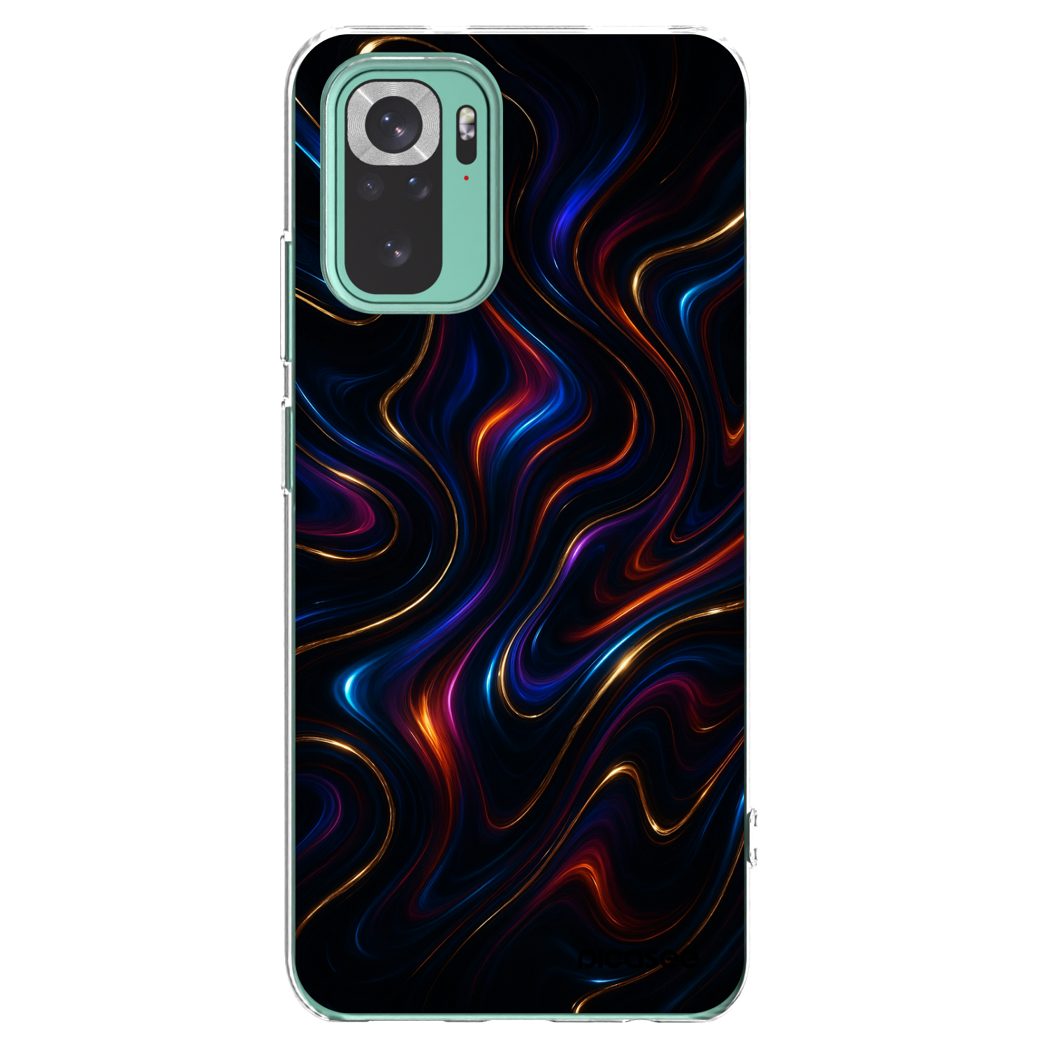 Picasee silikonski prozorni ovitek za Xiaomi Redmi Note 10 Pro - Noir