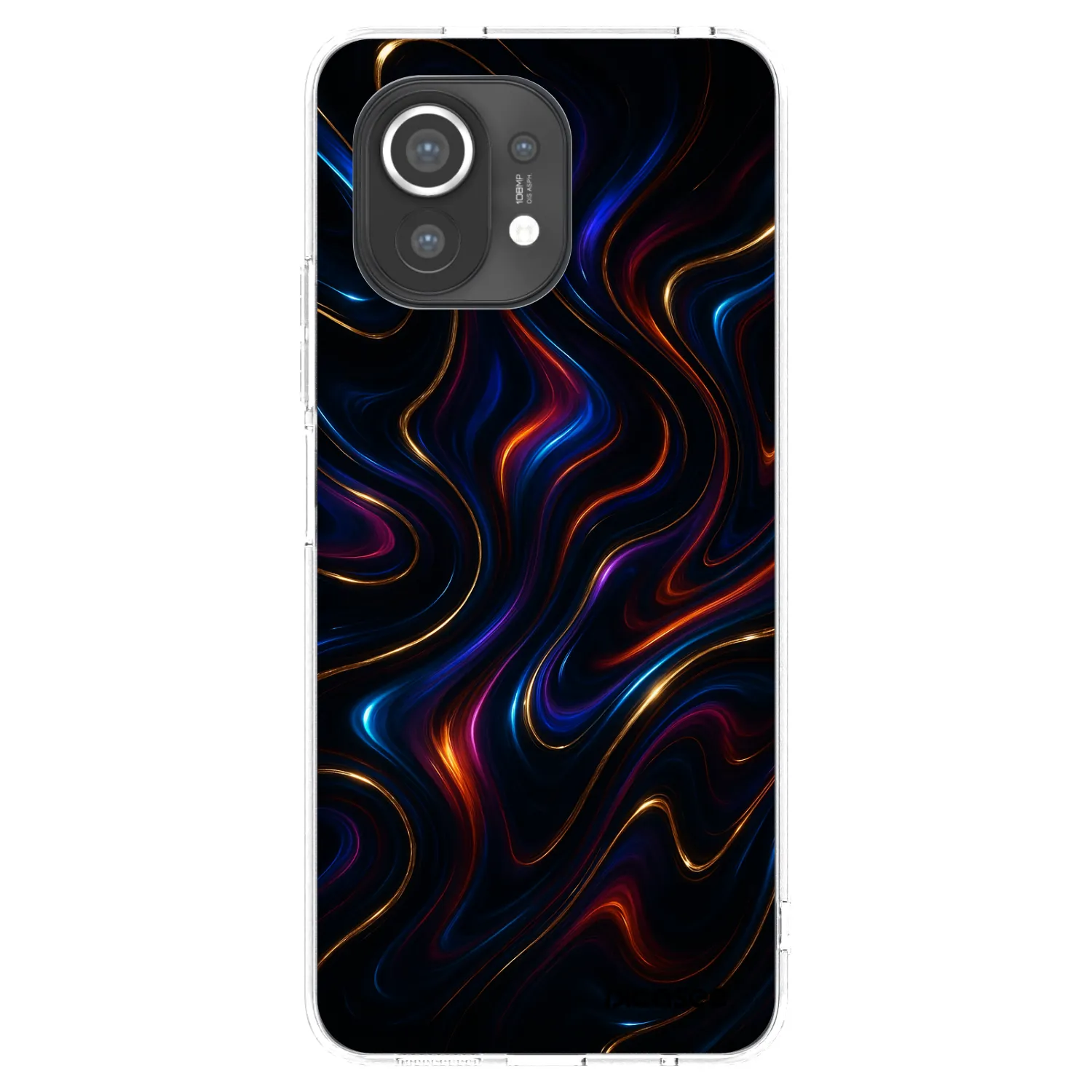 Picasee silikonski prozorni ovitek za Xiaomi Mi 11 - Noir