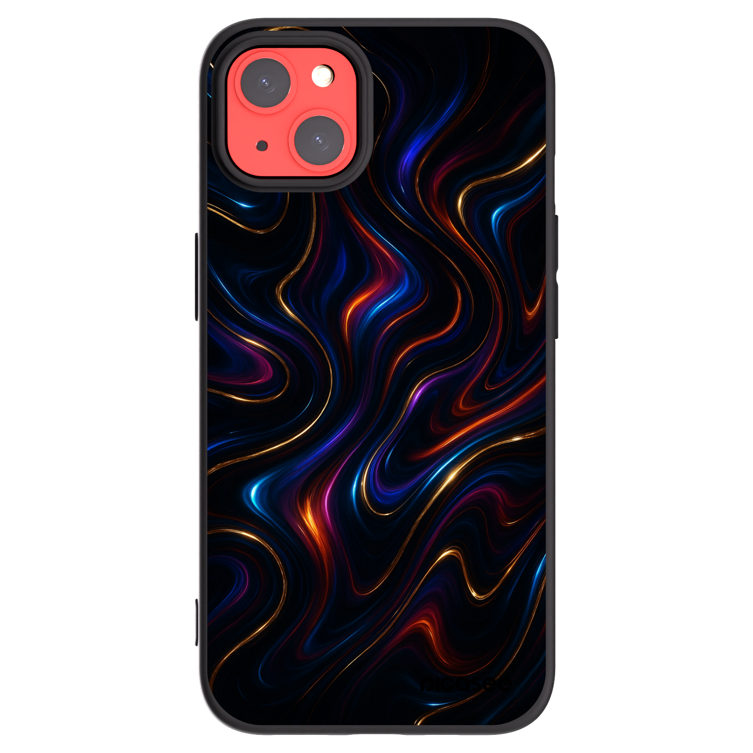 Picasee silikonski črni ovitek za Apple iPhone 13 - Noir
