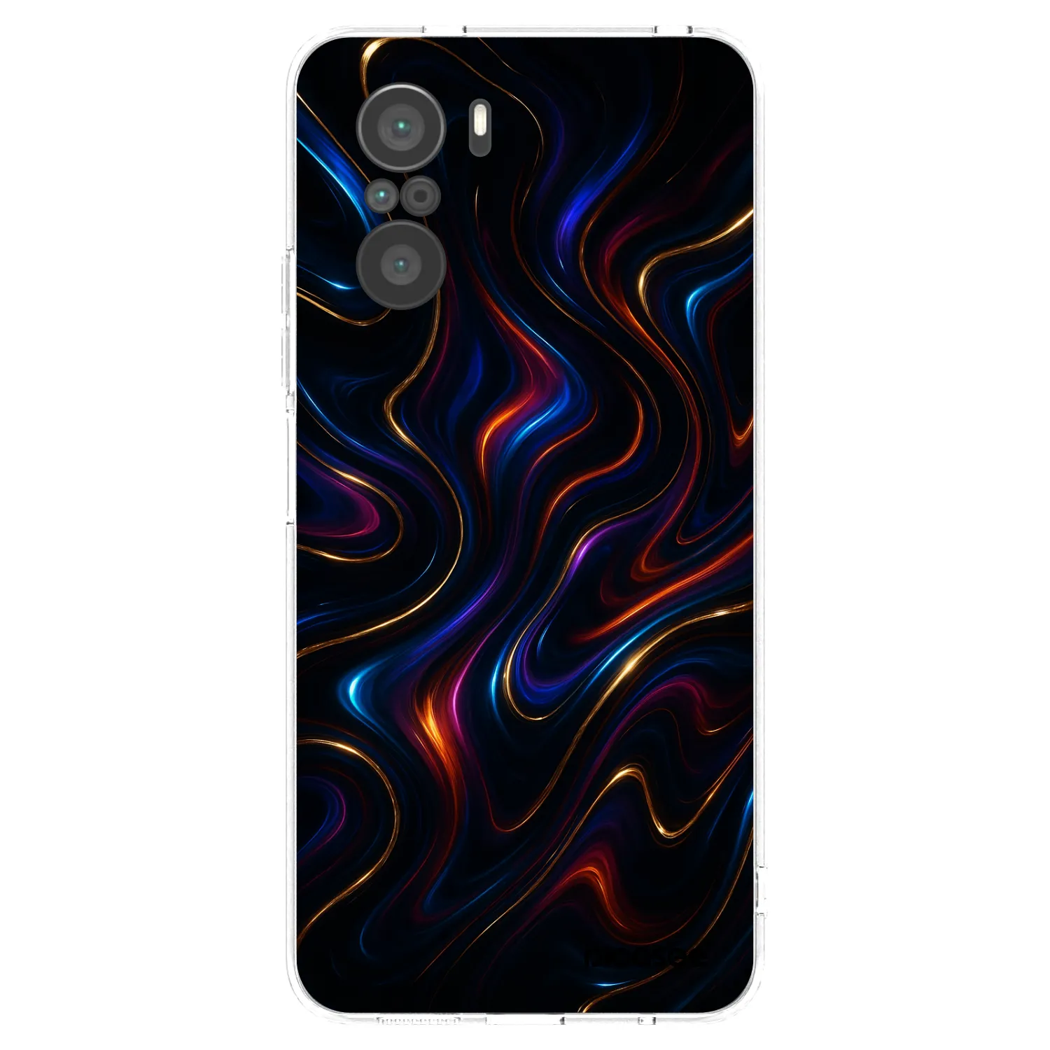 Picasee silikonski prozorni ovitek za Xiaomi Poco F3 - Noir