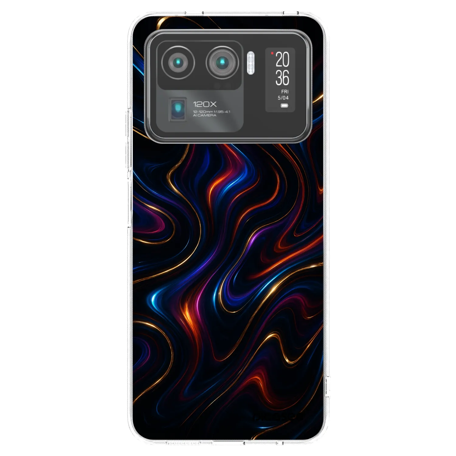 Picasee silikonski prozorni ovitek za Xiaomi Mi 11 Ultra - Noir