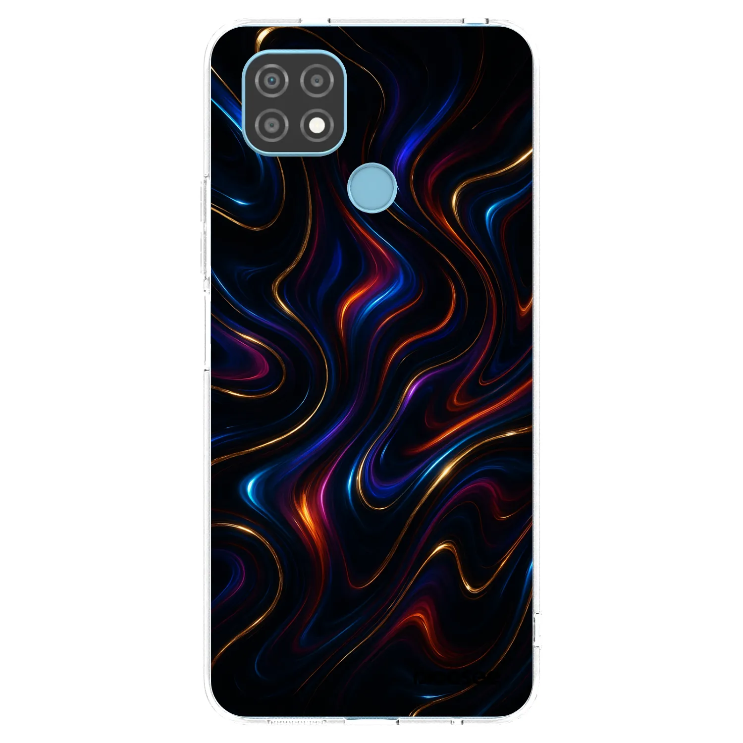 Picasee silikonski prozorni ovitek za Realme C21 - Noir
