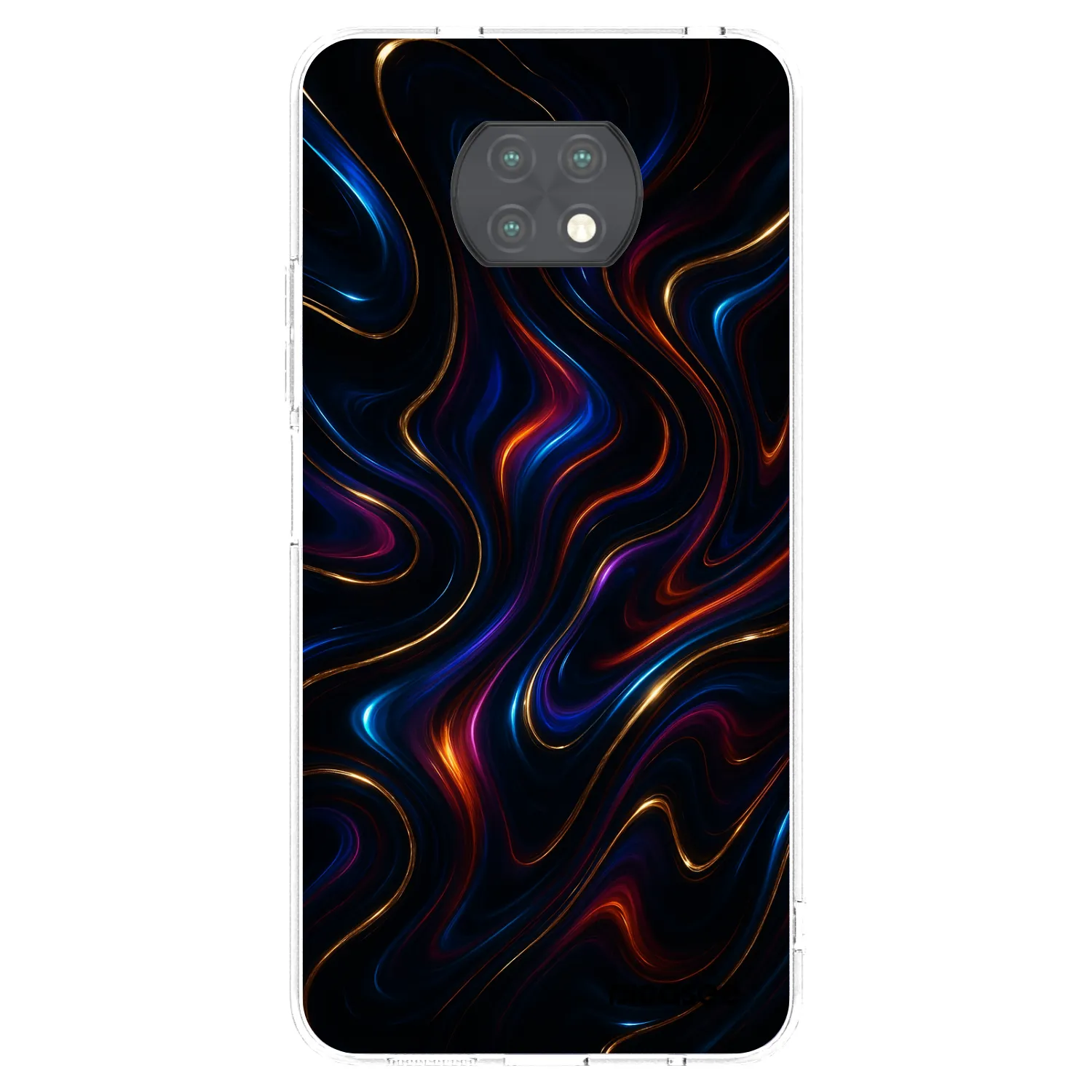 Picasee silikonski prozorni ovitek za Xiaomi Redmi Note 9T - Noir