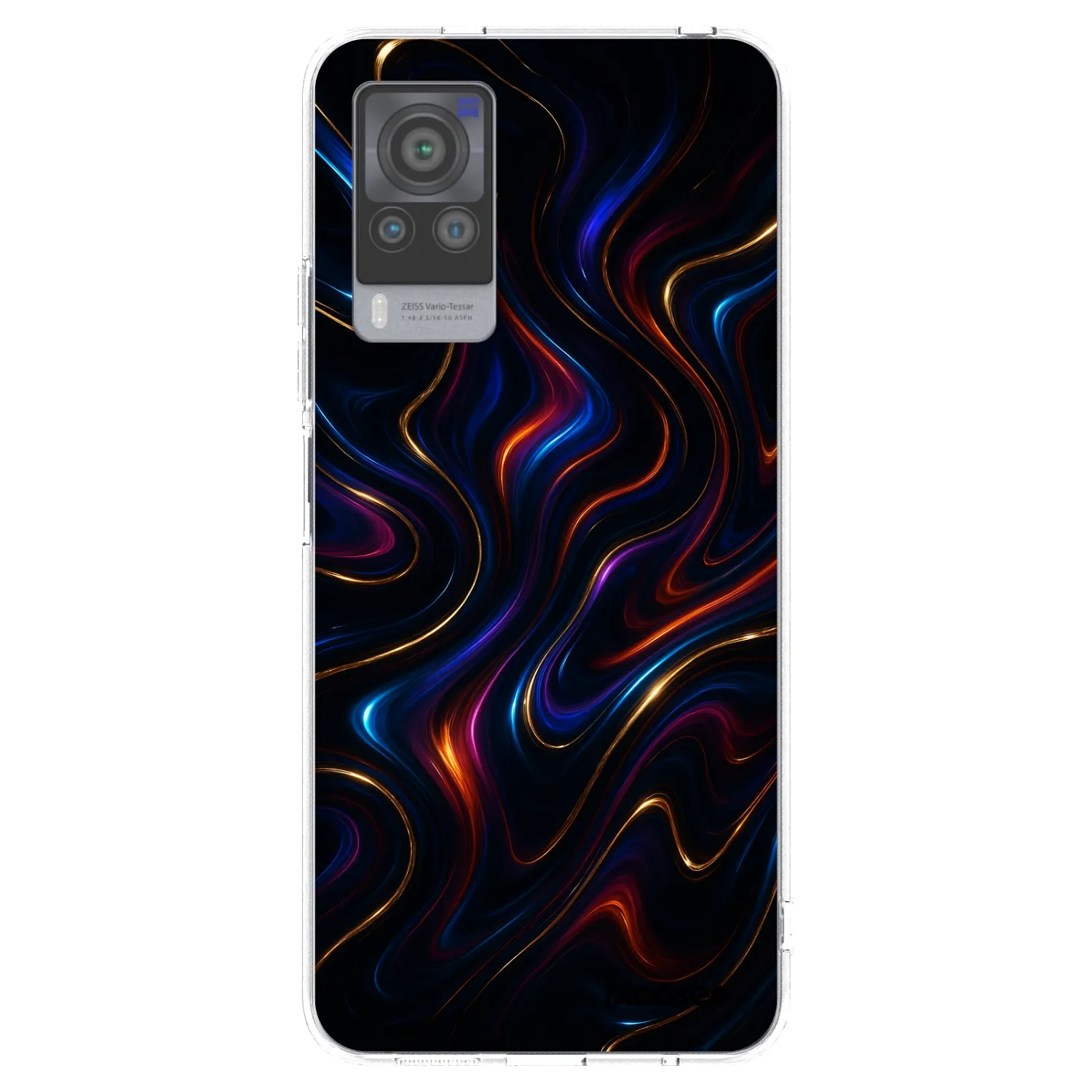 Picasee silikonski prozorni ovitek za Vivo X60 Pro 5G - Noir