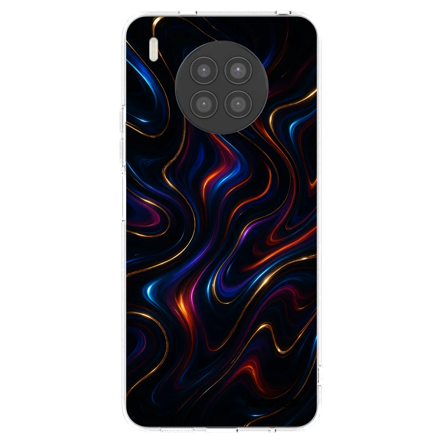 Picasee silikonski prozorni ovitek za Huawei Nova 8i - Noir