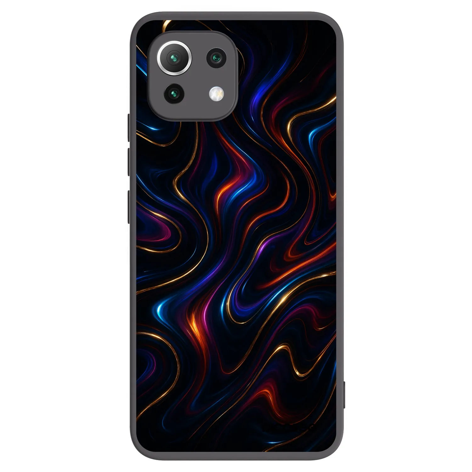 Picasee silikonski črni ovitek za Xiaomi 11 Lite 5G NE - Noir