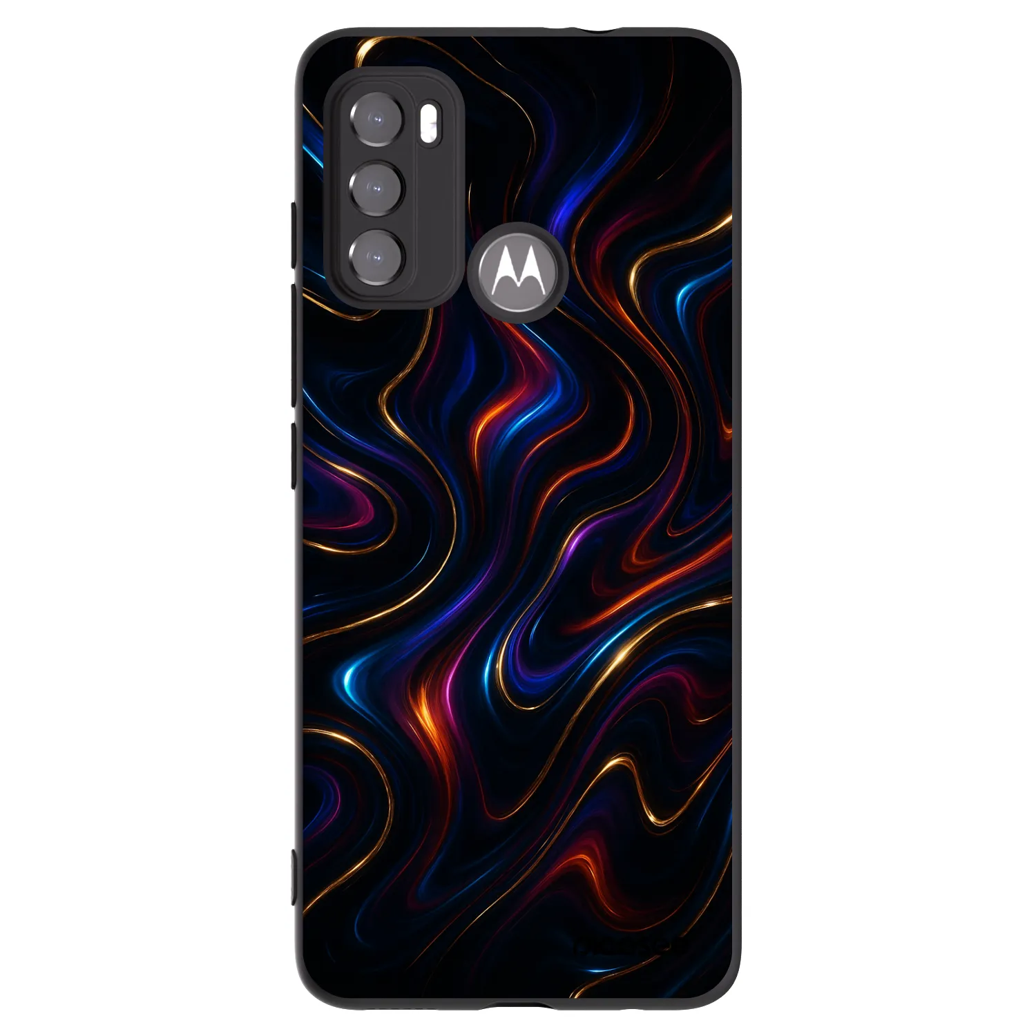 Picasee silikonski črni ovitek za Motorola Moto G60 - Noir