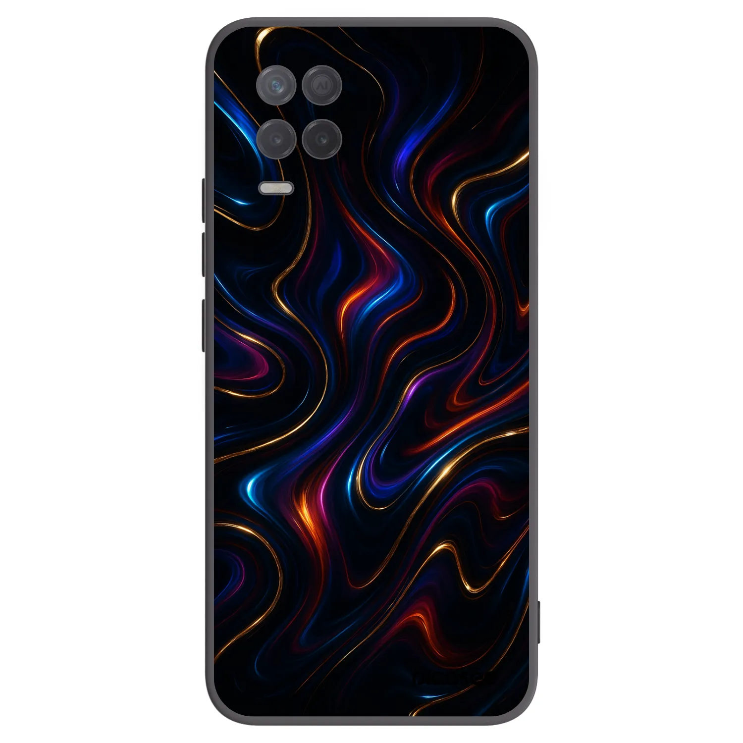 Picasee silikonski črni ovitek za Realme 8 5G - Noir