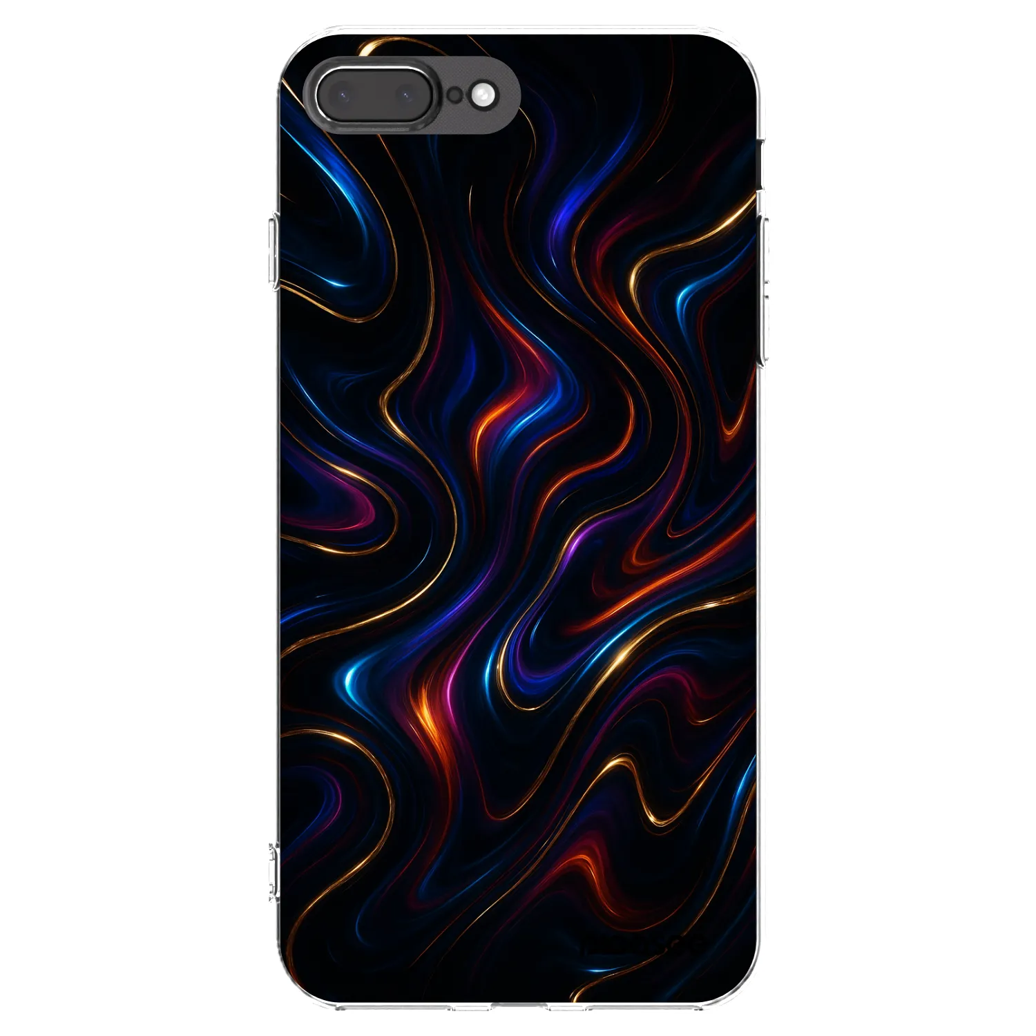 Picasee silikonski prozorni ovitek za Apple iPhone 7 Plus - Noir