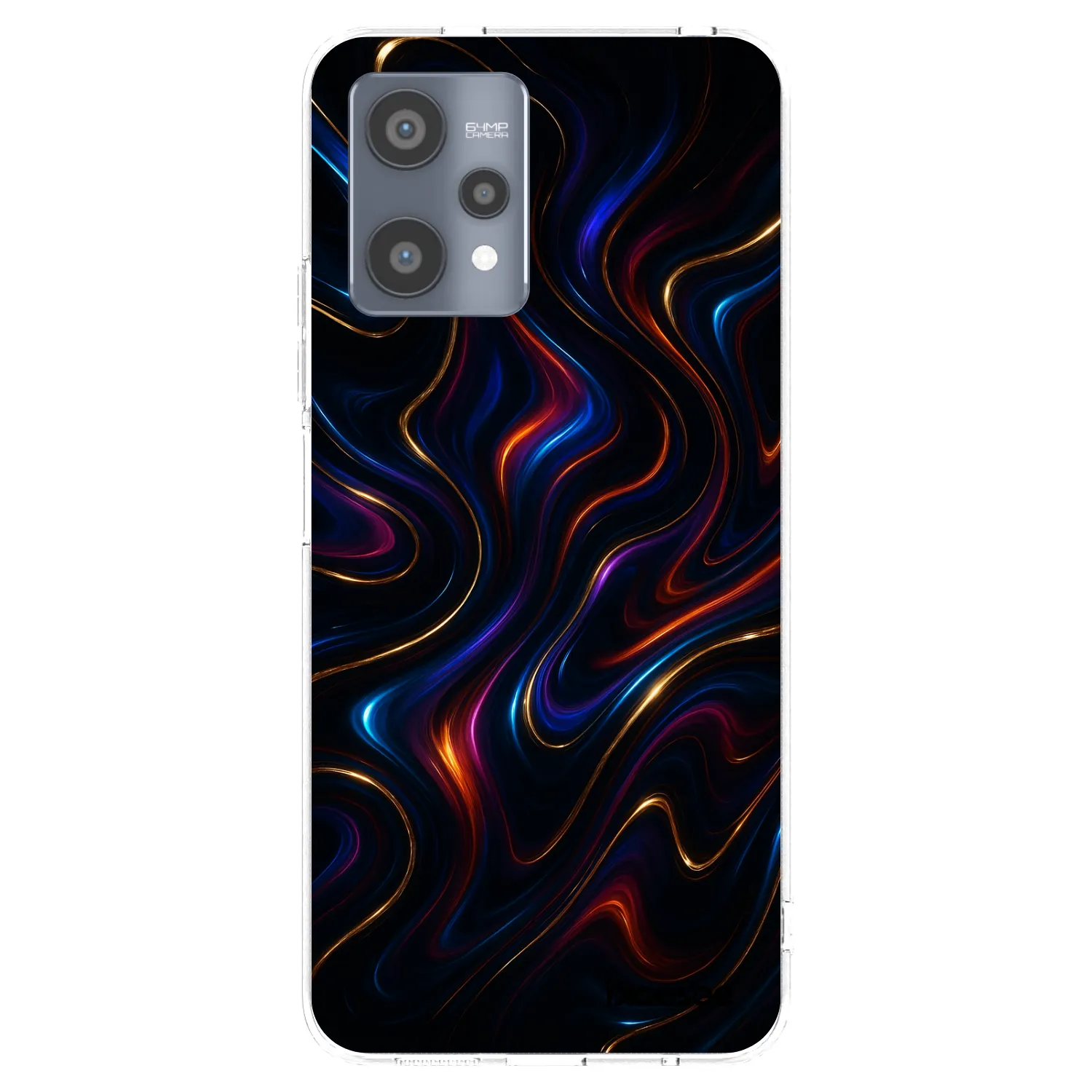 Picasee silikonski prozorni ovitek za Realme 9 Pro 5G - Noir