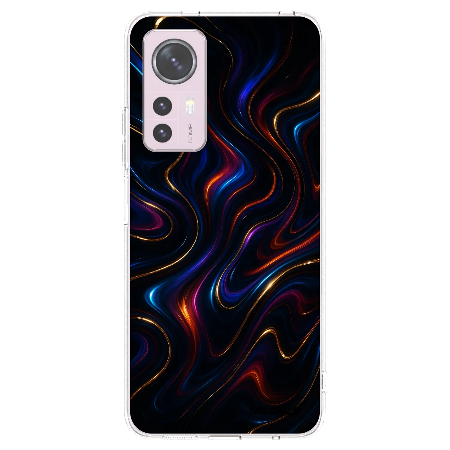 Picasee silikonski prozorni ovitek za Xiaomi 12 - Noir