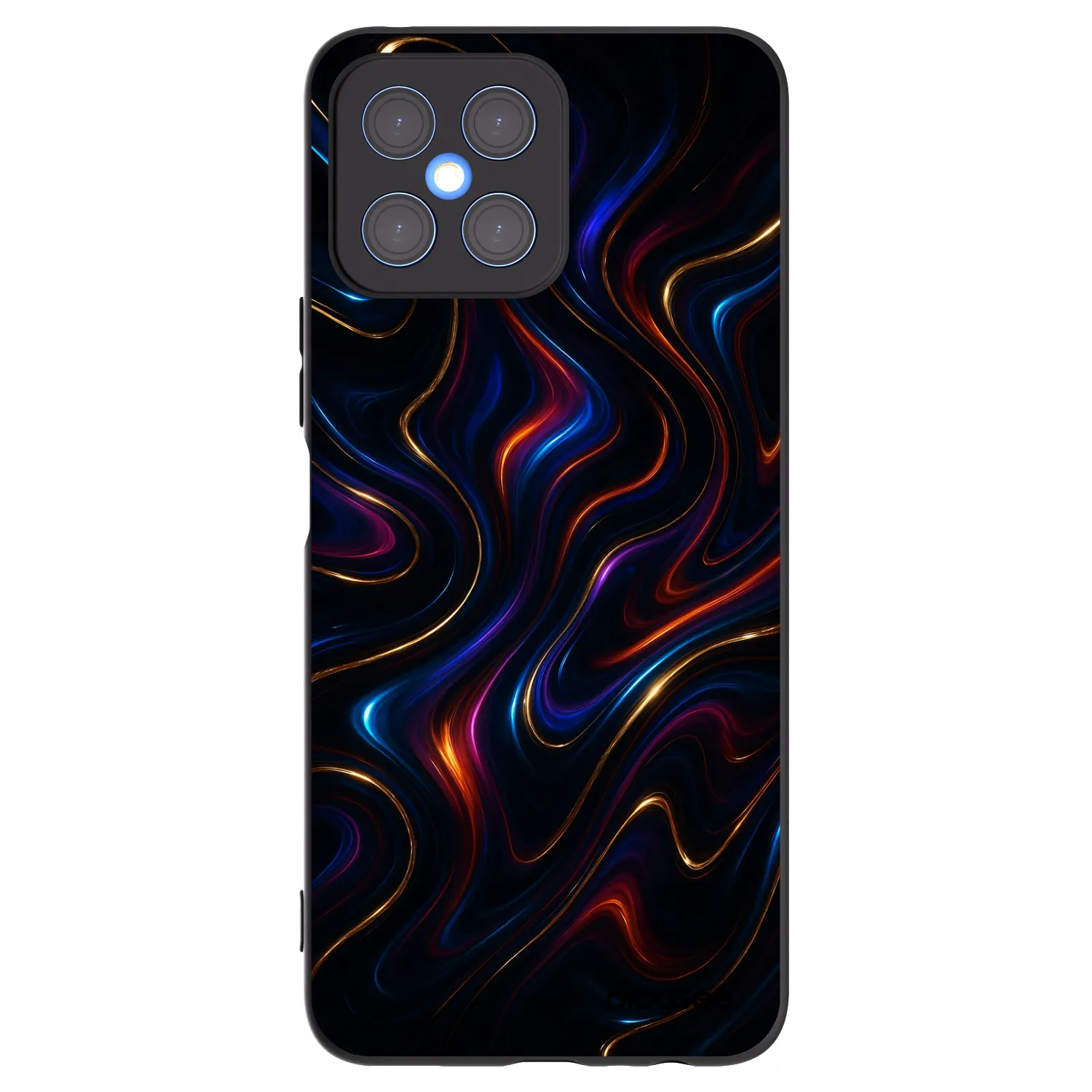 Picasee silikonski črni ovitek za Honor X8 4G - Noir