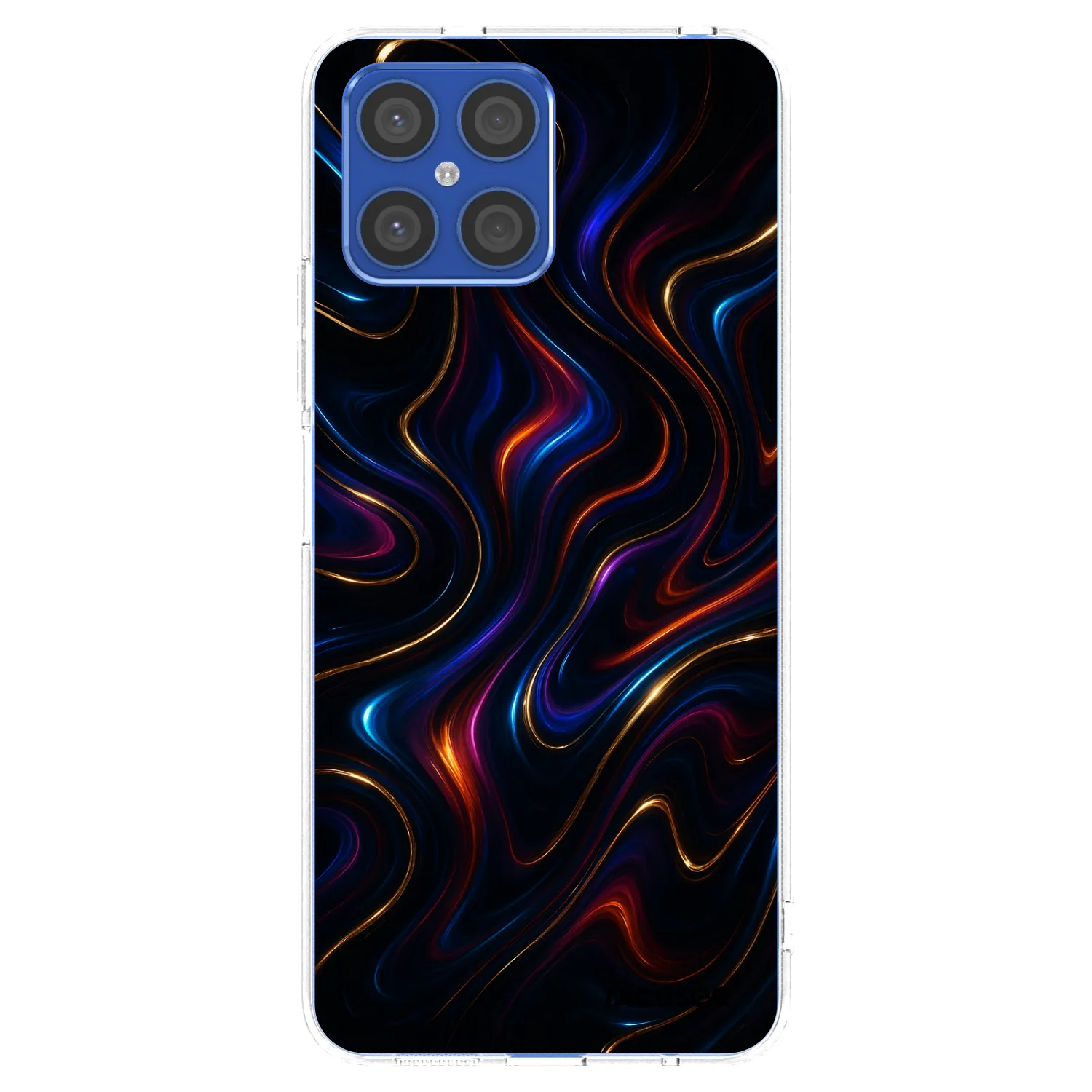 Picasee silikonski prozorni ovitek za Honor X8 4G - Noir