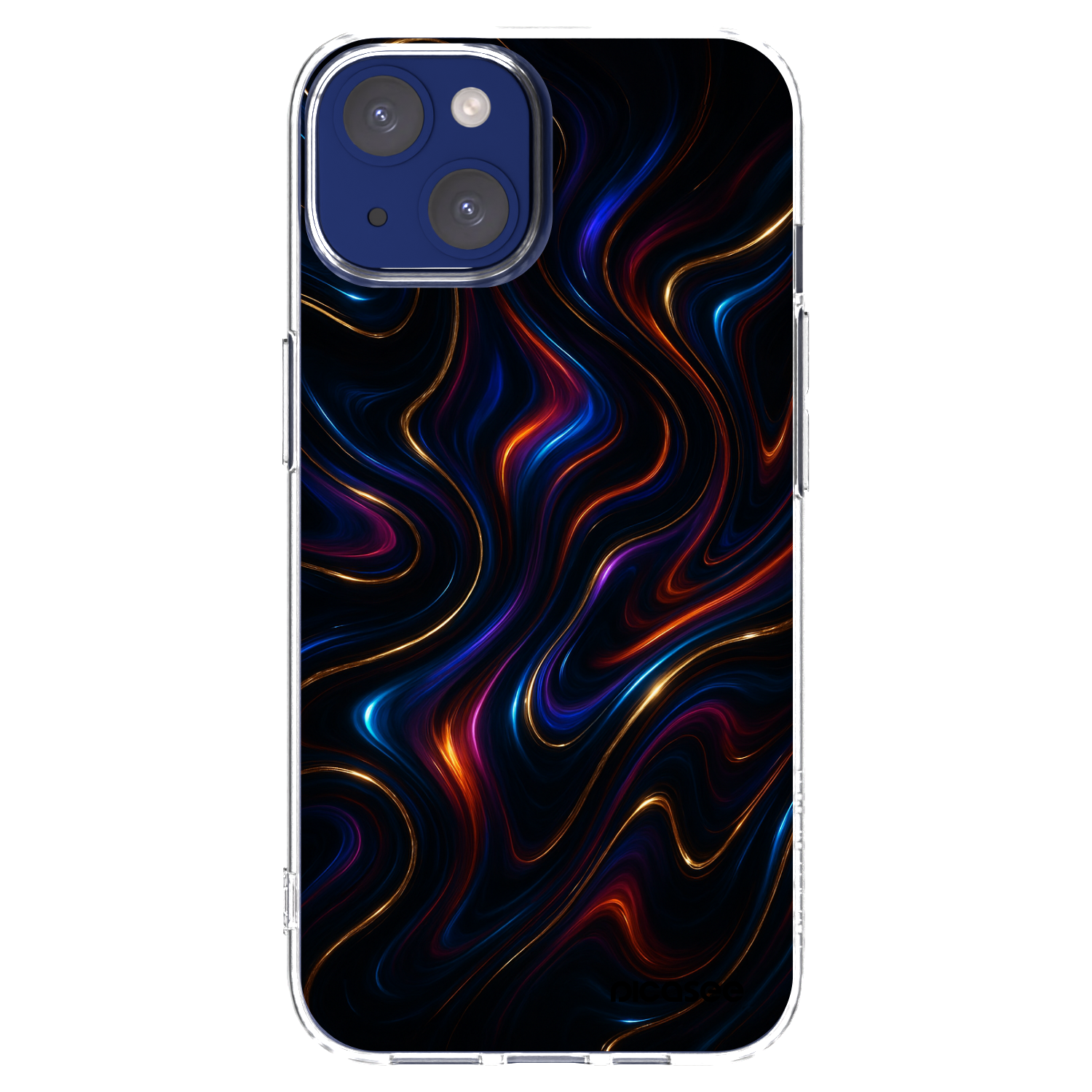 Picasee silikonski prozorni ovitek za Apple iPhone 14 - Noir