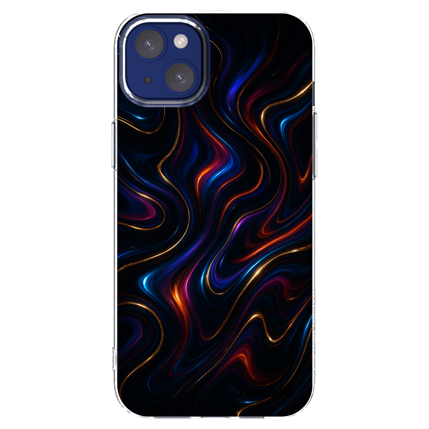Picasee silikonski prozorni ovitek za Apple iPhone 14 Plus - Noir