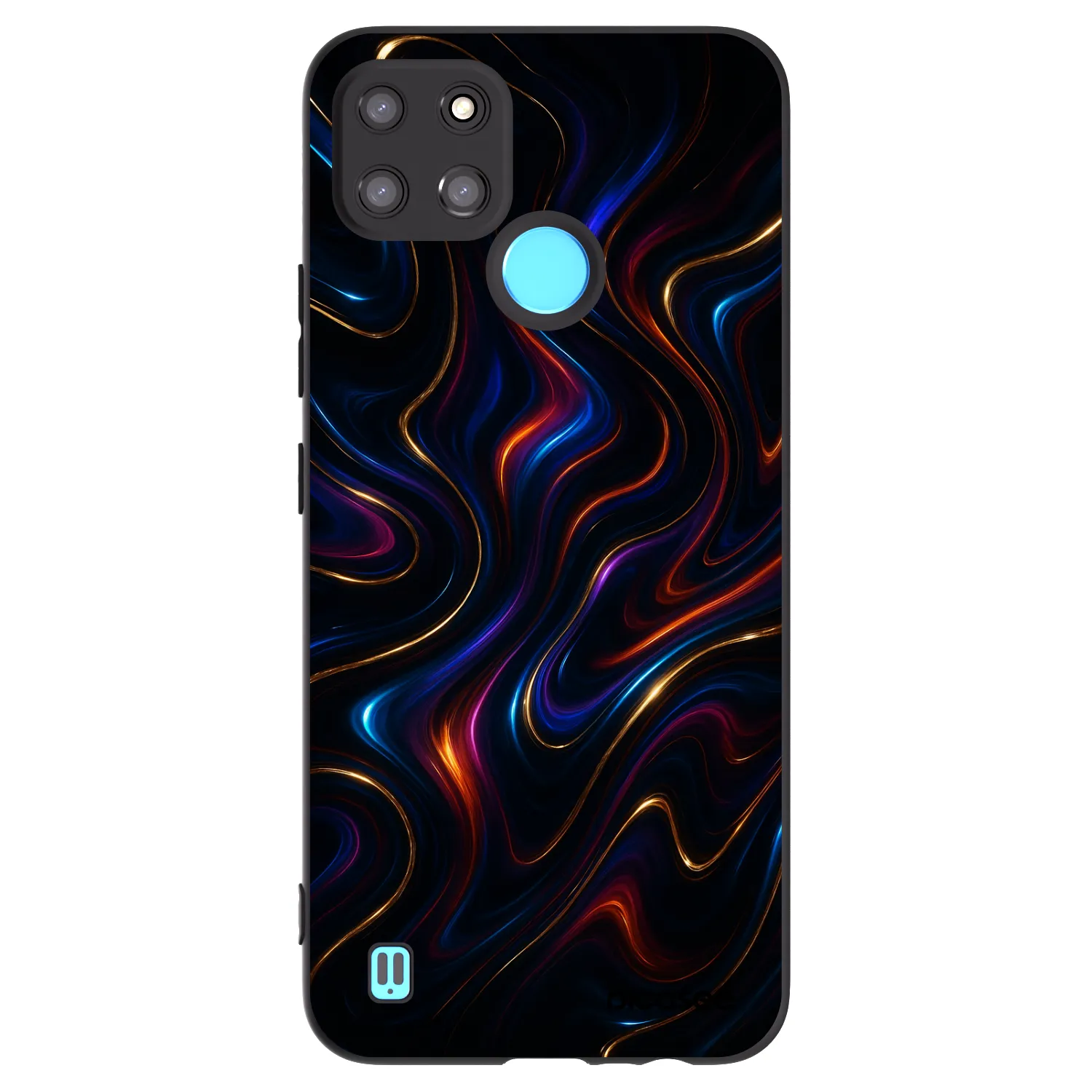 Picasee silikonski črni ovitek za Realme C21Y - Noir