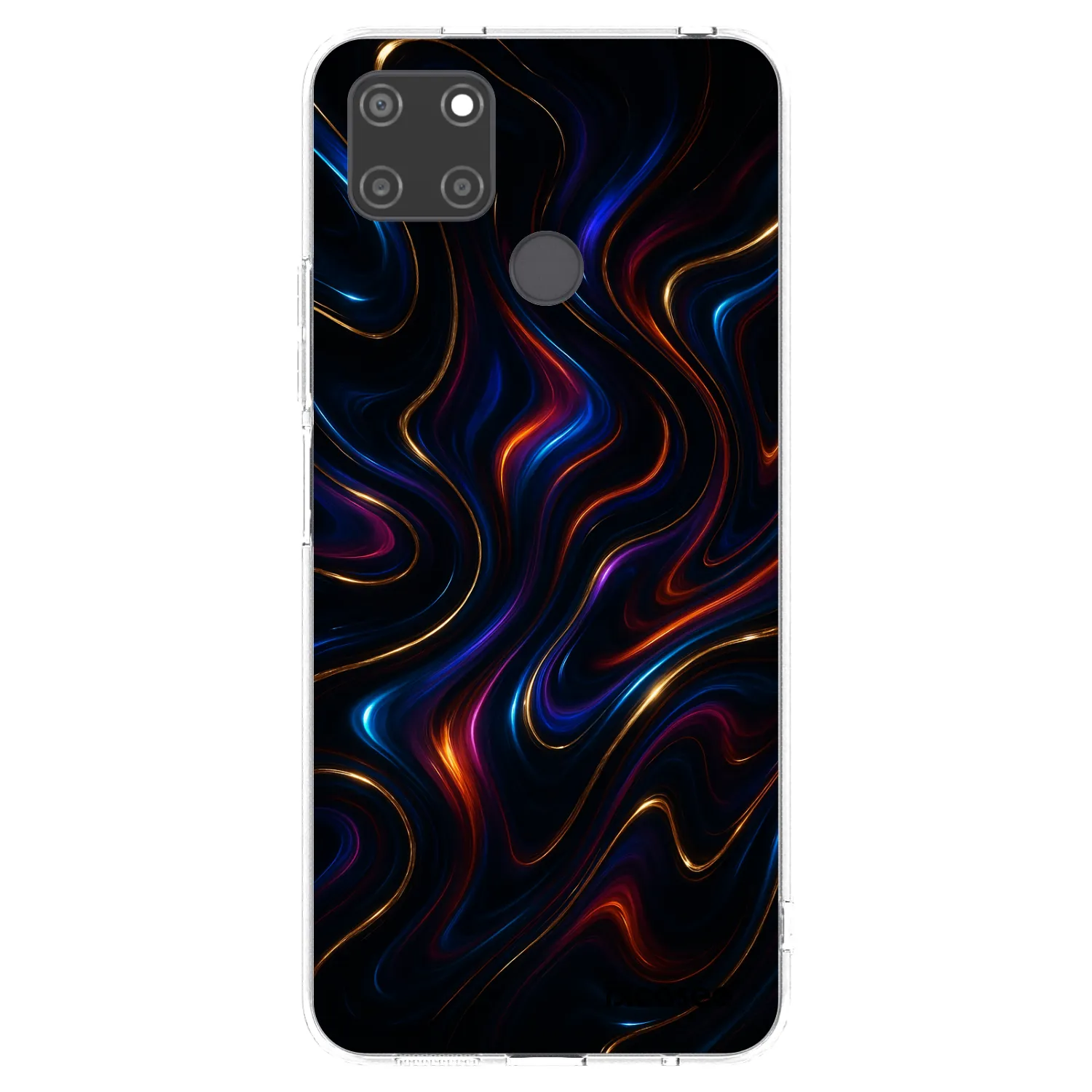 Picasee silikonski prozorni ovitek za Realme C21Y - Noir