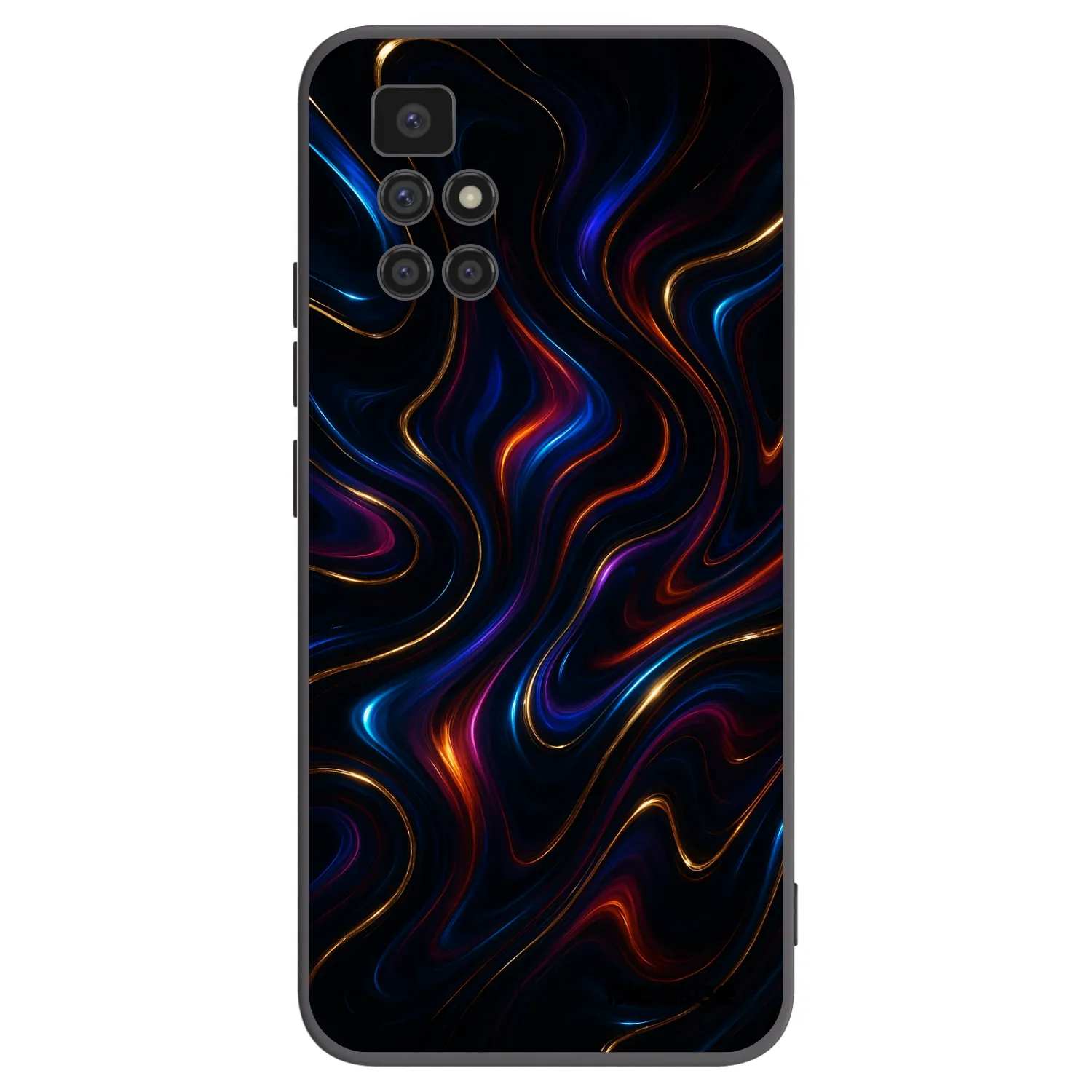 Picasee silikonski črni ovitek za Xiaomi Redmi 10 (2022) - Noir
