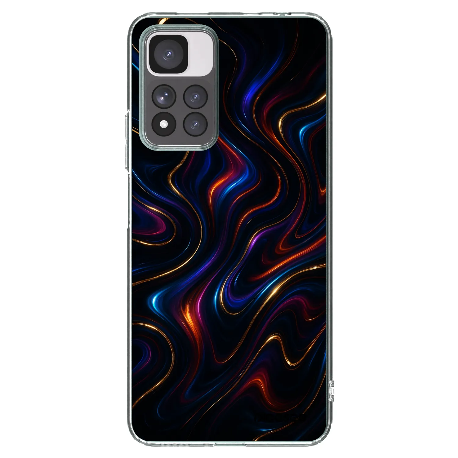 Picasee silikonski prozorni ovitek za Xiaomi Redmi Note 11 Pro+ 5G - Noir