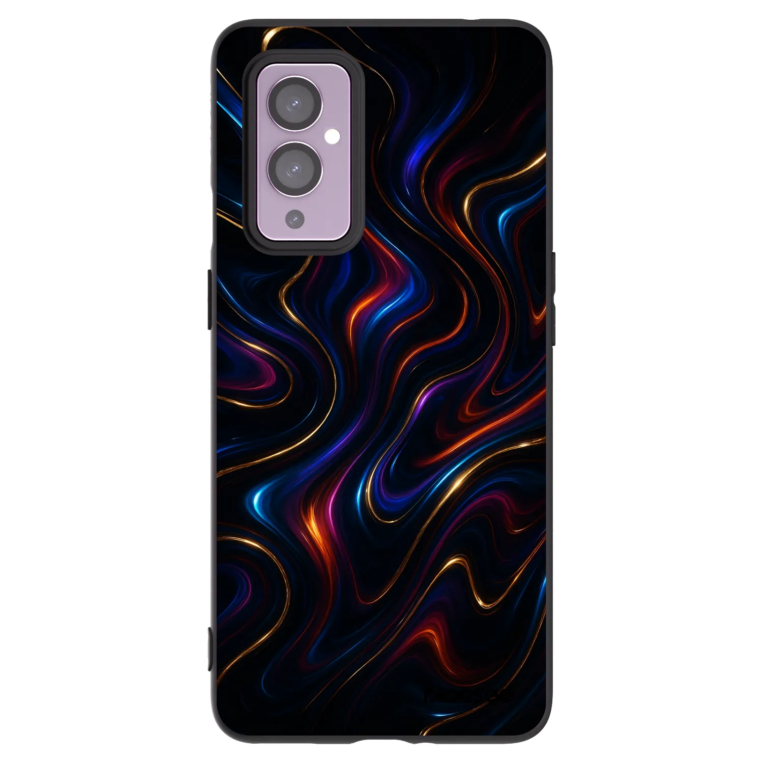 Picasee silikonski črni ovitek za OnePlus 9 - Noir