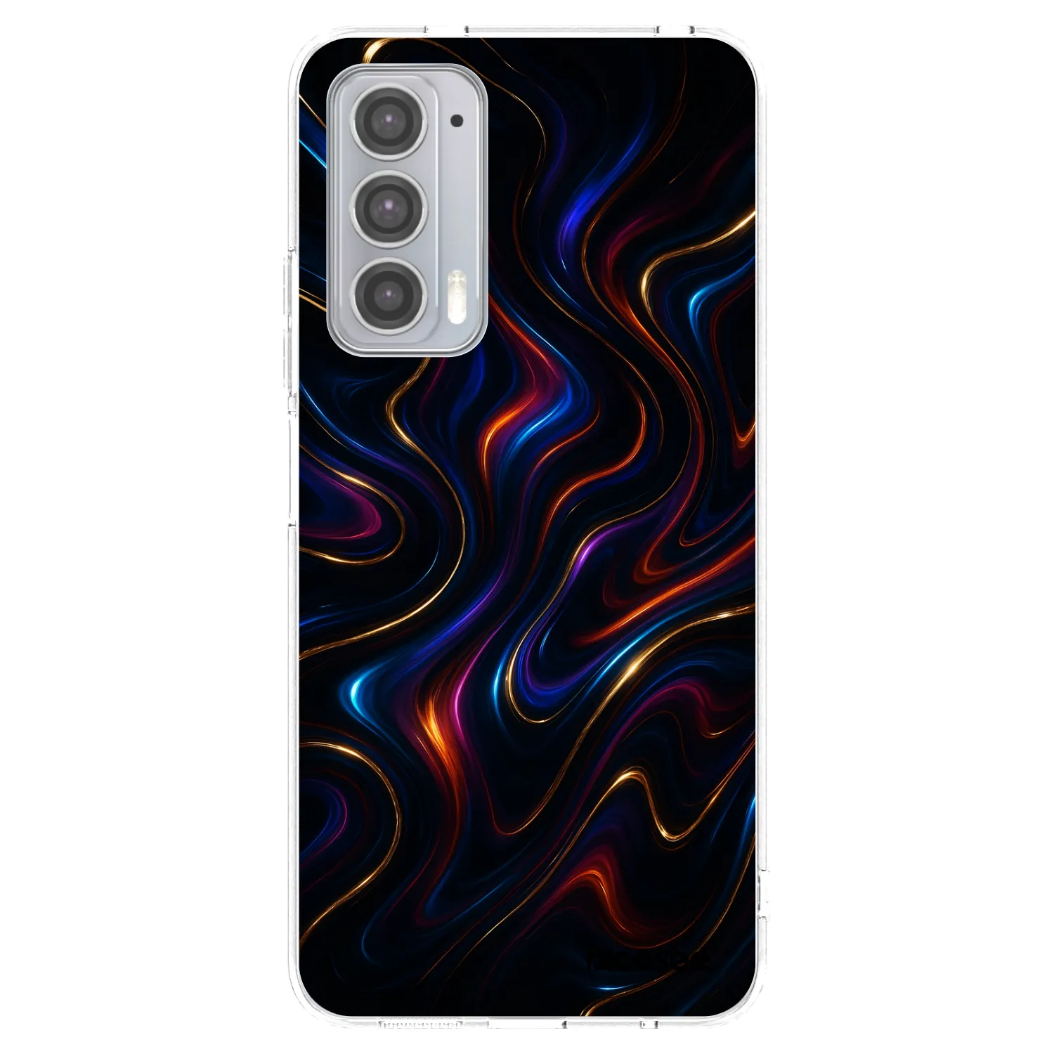 Picasee silikonski prozorni ovitek za Motorola Edge 20 - Noir