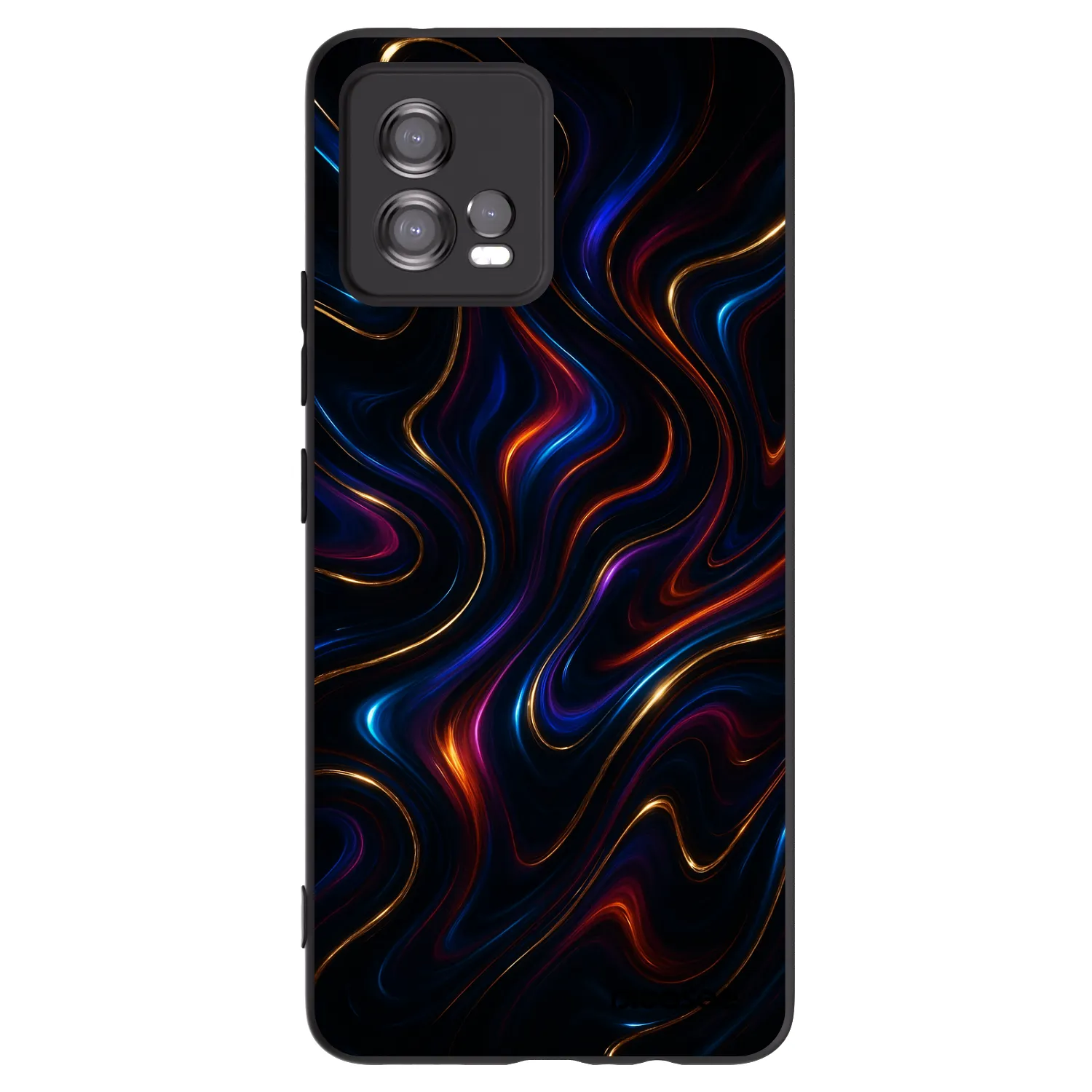 Picasee silikonski črni ovitek za Motorola Moto G72 - Noir
