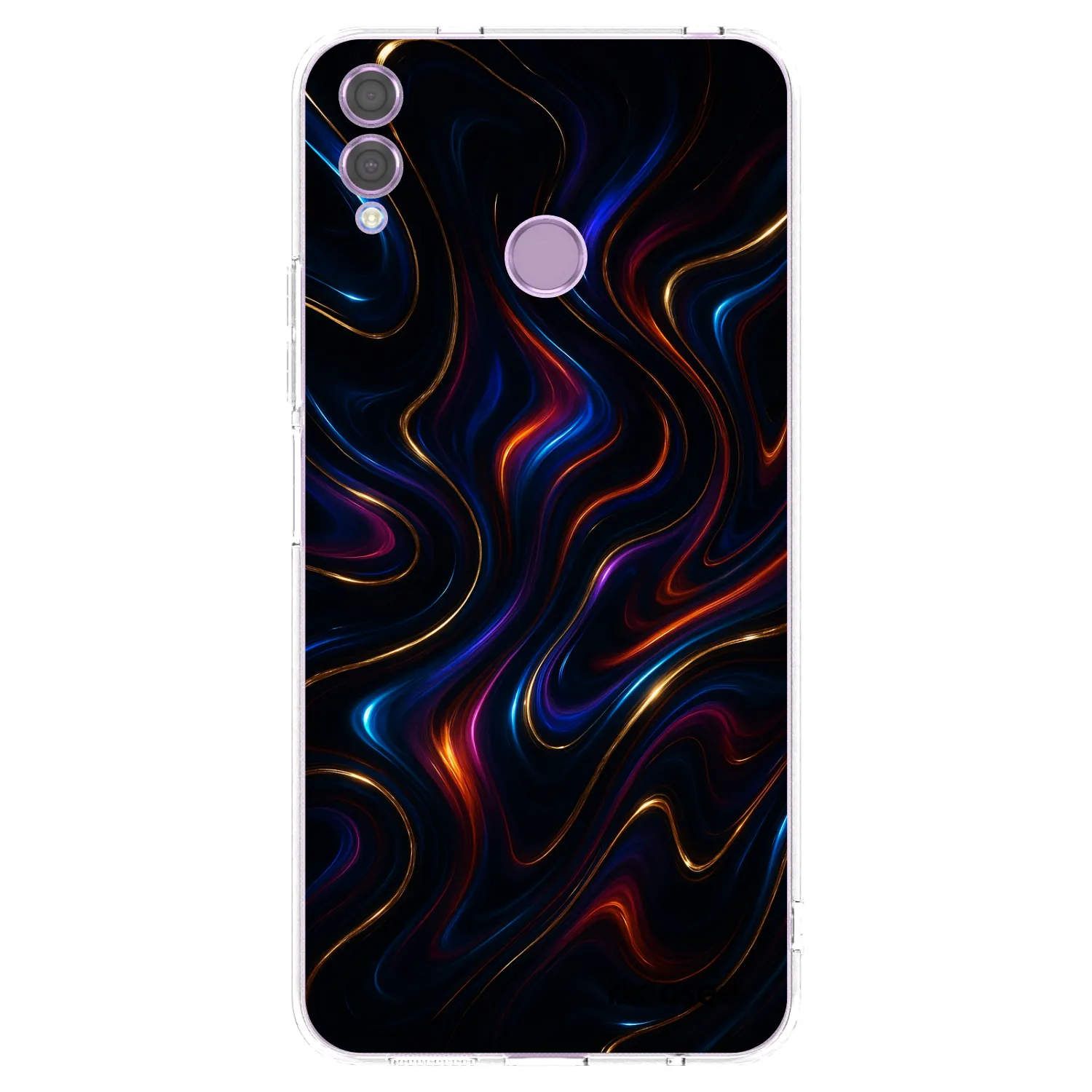 Picasee silikonski prozorni ovitek za Honor 8X - Noir