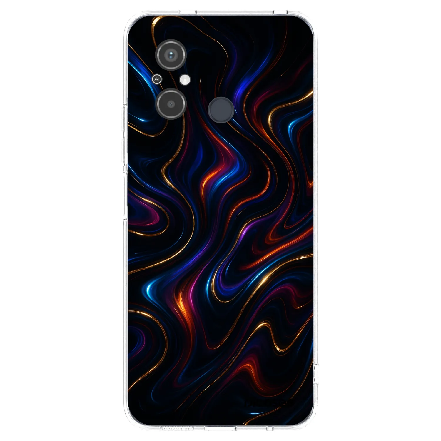 Picasee silikonski prozorni ovitek za Xiaomi Redmi 12C - Noir