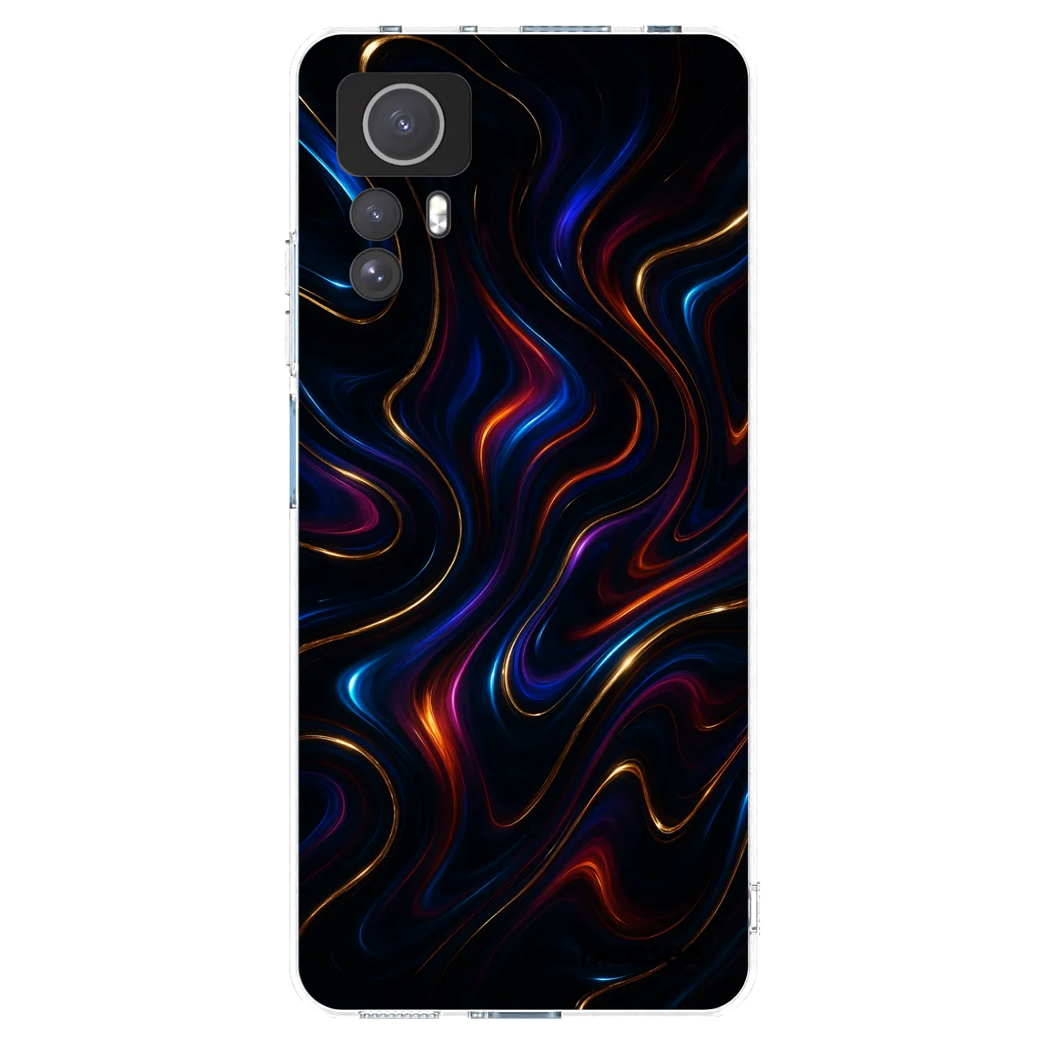 Picasee silikonski prozorni ovitek za Xiaomi Redmi Note 12S - Noir