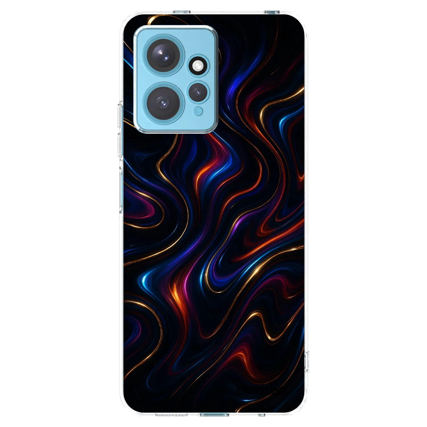 Picasee silikonski prozorni ovitek za Xiaomi Redmi Note 12 4G - Noir