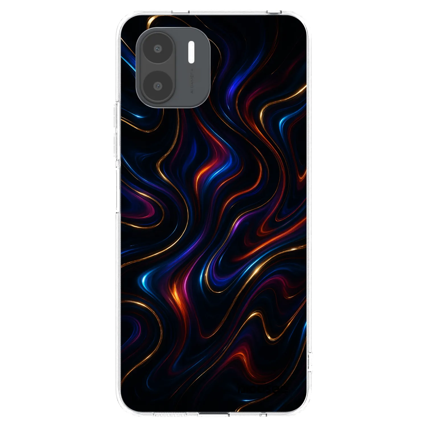 Picasee silikonski prozorni ovitek za Xiaomi Redmi A2 - Noir