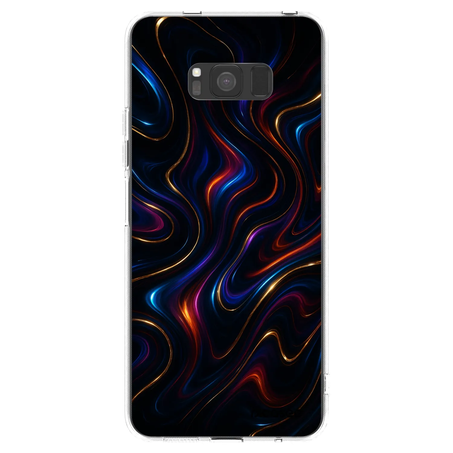 Picasee silikonski prozorni ovitek za Samsung Galaxy S8 G950F - Noir