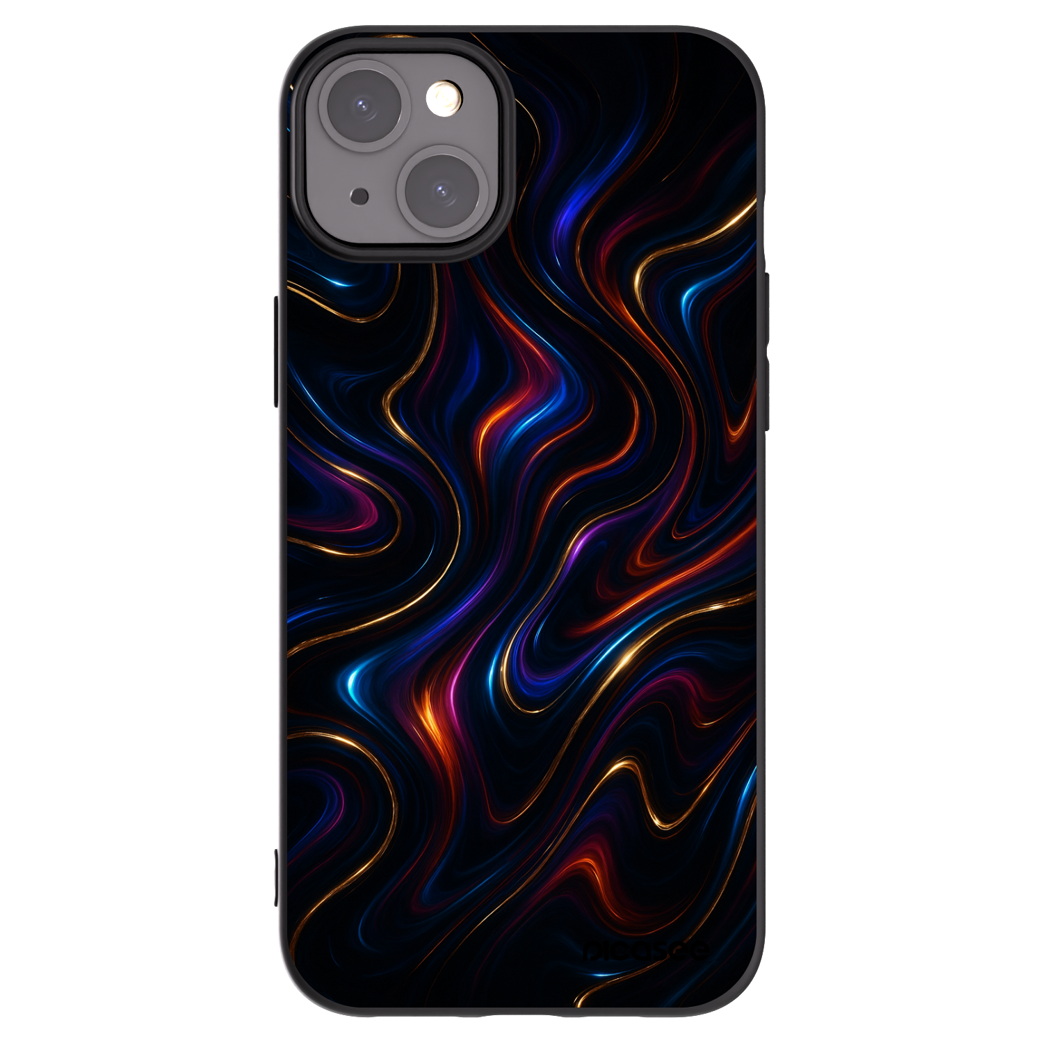 Picasee silikonski črni ovitek za Apple iPhone 15 Plus - Noir