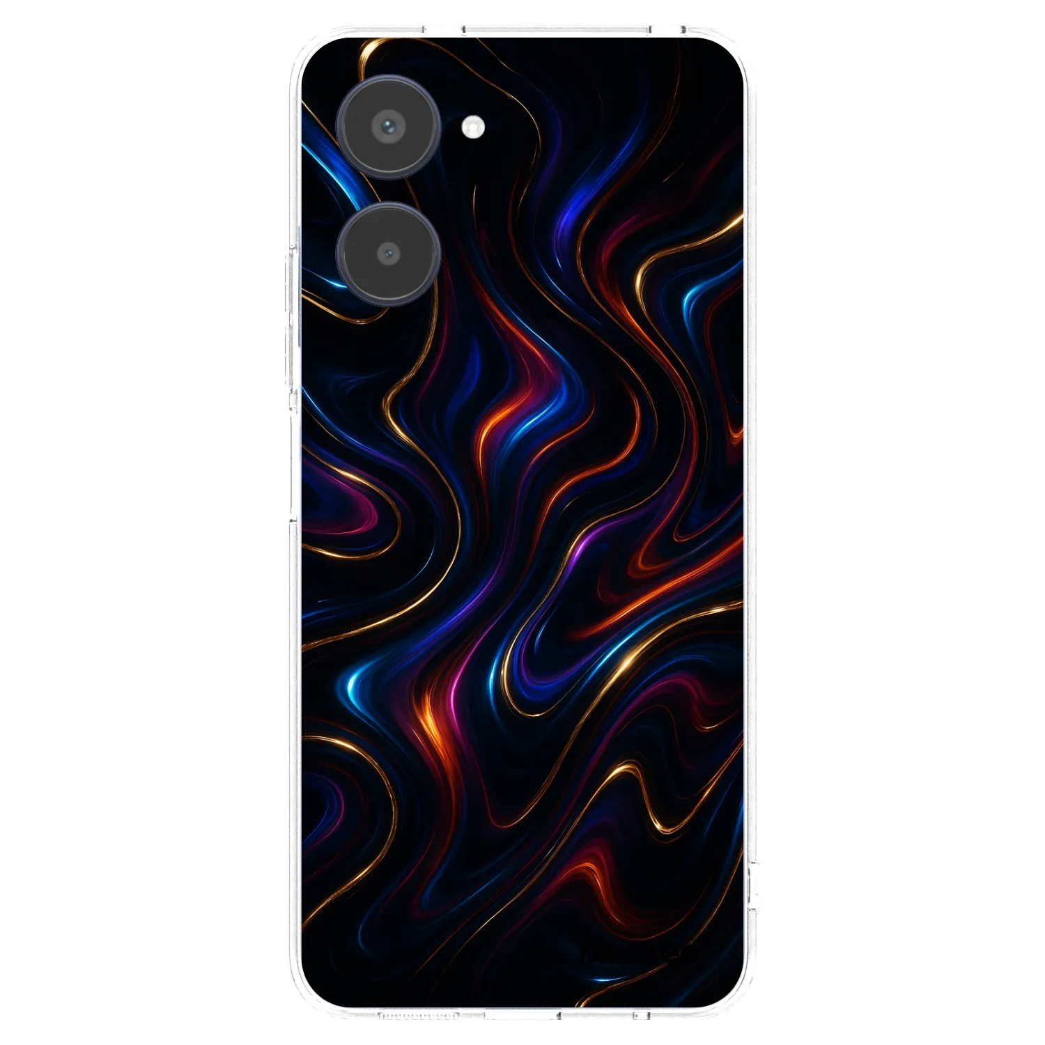 Picasee silikonski prozorni ovitek za Realme 10 4G - Noir